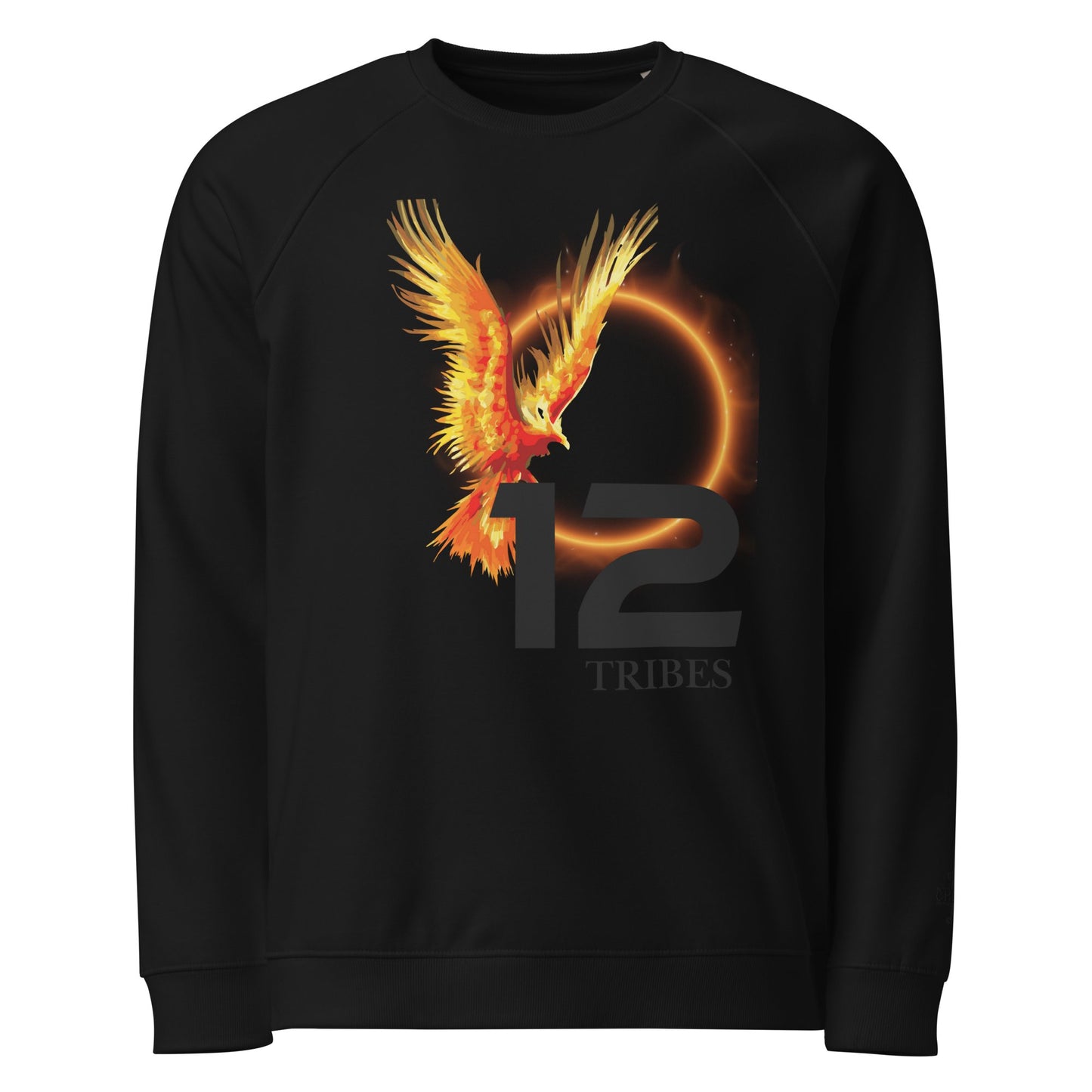 12 Tribes Black Concept Organic Sweatshirt - Nubreed.love