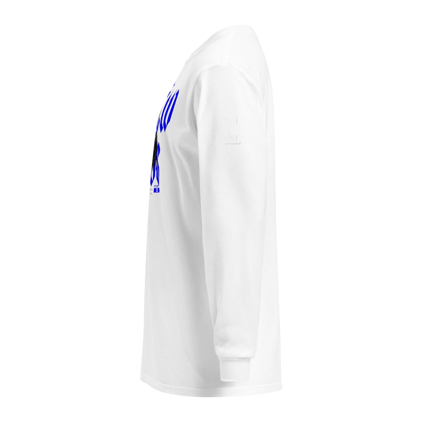 Blue Hebrew Hero's Heavyweight Long Sleeve Shirt - Nubreed.love