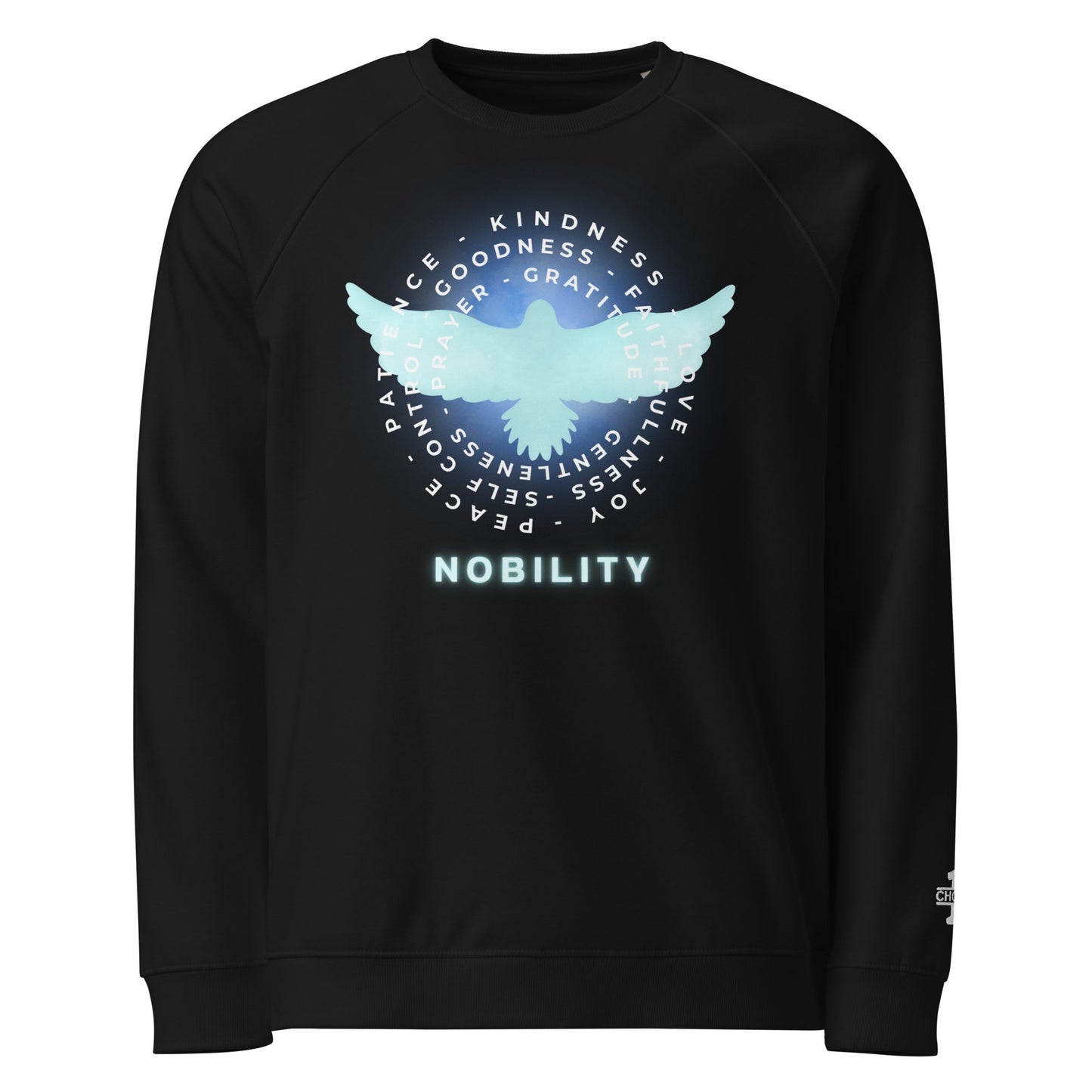 Blue Nobility Concept Organic Sweatshirt - Nubreed.love