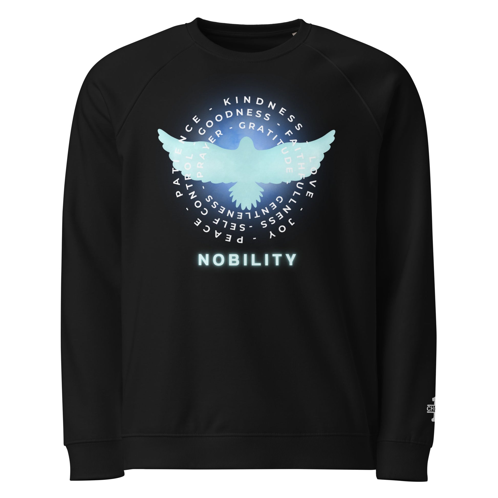 Blue Nobility Concept Organic Sweatshirt - Nubreed.love