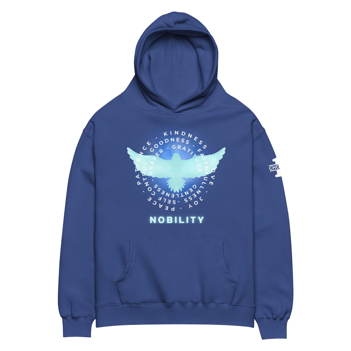 Blue Nobility Theme Hoodie - Nubreed.love