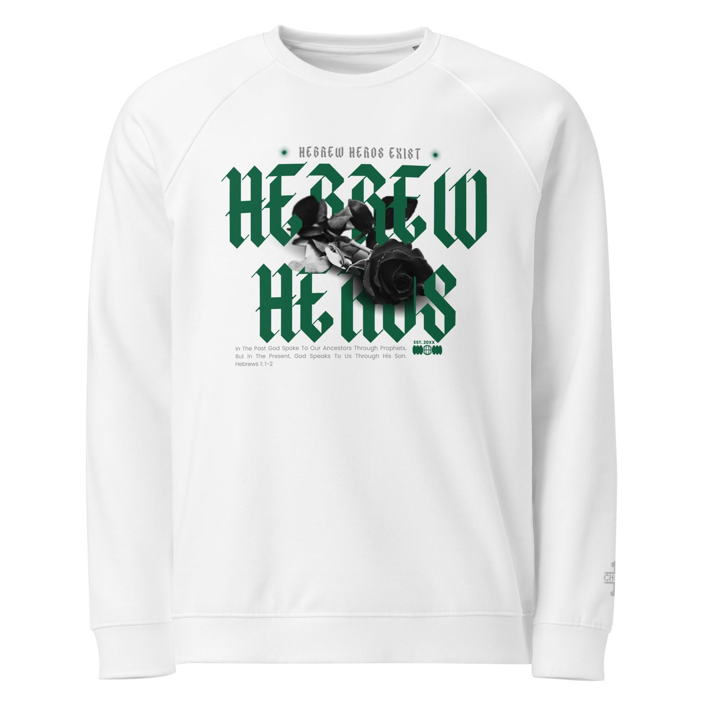 Green Hebrew Hero's Organic Sweatshirt - Nubreed.love