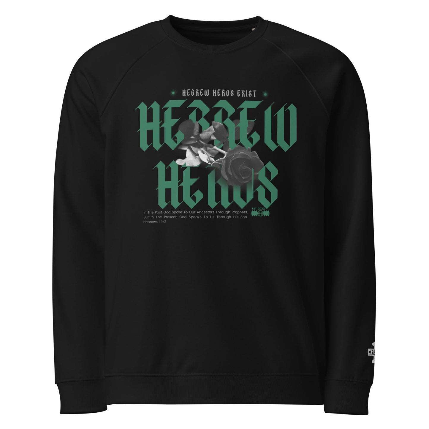 Green Hebrew Hero's Organic Sweatshirt - Nubreed.love