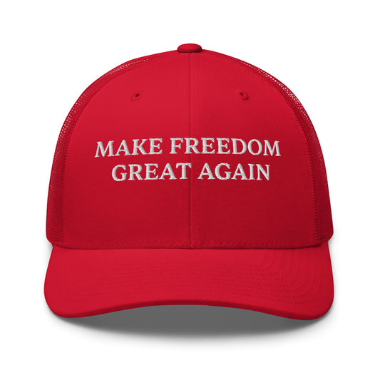 Make Freedom Great Again Trucker Cap - Nubreed.love