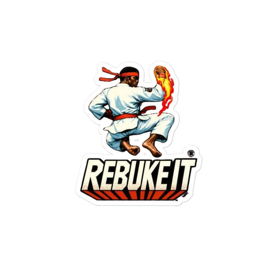 Realistic Rebuke It Red Flame Sticker - Nubreed.love