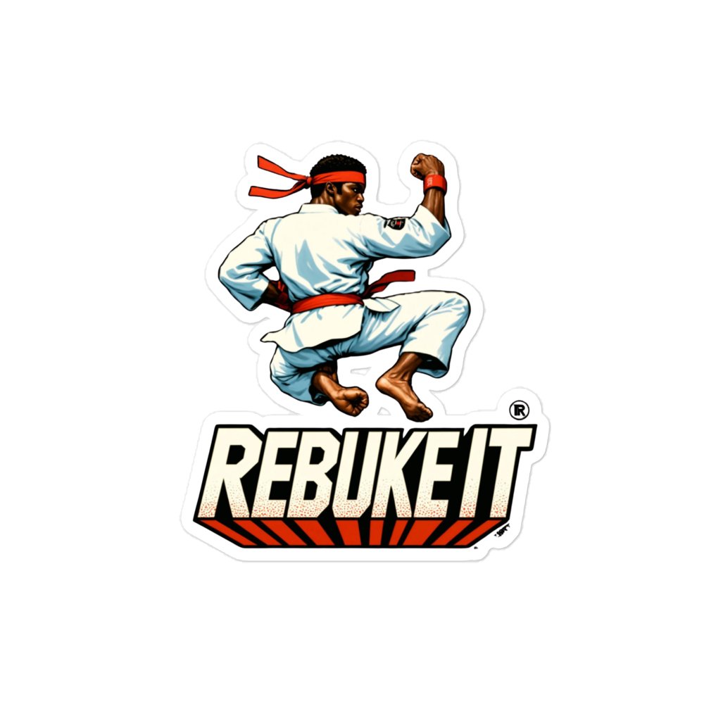 Realistic Rebuke It Red Theme Sticker - Nubreed.love