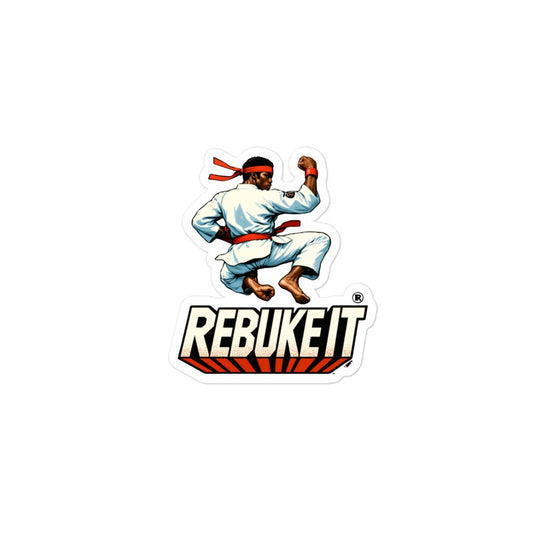 Realistic Rebuke It Red Theme Sticker - Nubreed.love