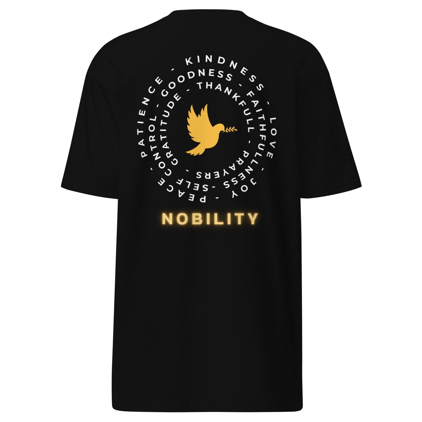 Yellow Nobility Concept Heavyweight Tee - Nubreed.love